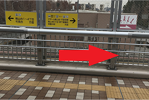 北改札口から道順１